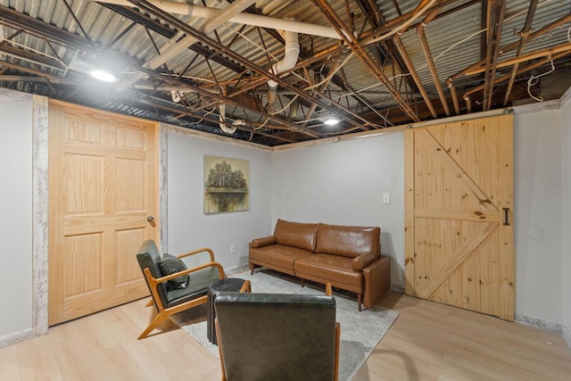 4326 Taylor Ave, Mount Pleasant, WI 53405 - living area featuring light wood finished floors