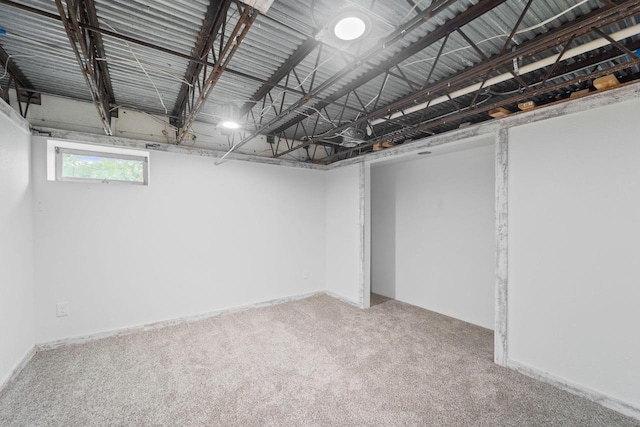 4326 Taylor Ave, Mount Pleasant, WI 53405 - basement with carpet flooring
