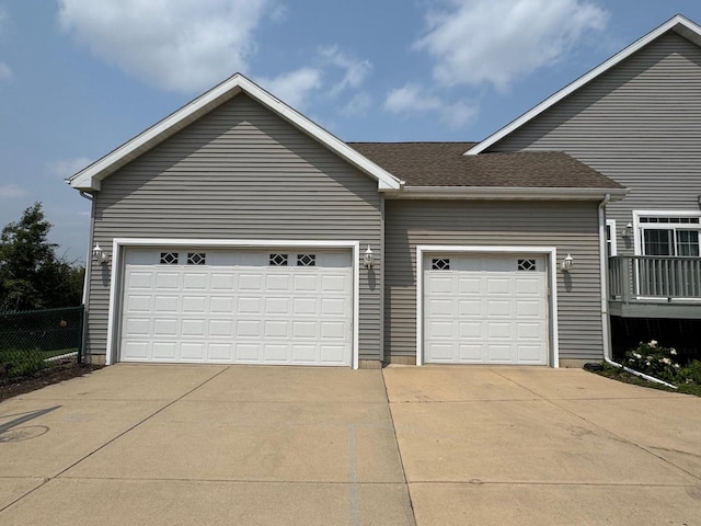 4126 Westerfield Ln, Madison, WI 53704 - garage with concrete driveway