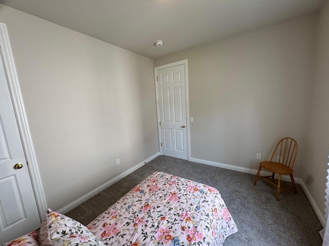 4126 Westerfield Ln, Madison, WI 53704 - bedroom with dark colored carpet and baseboards