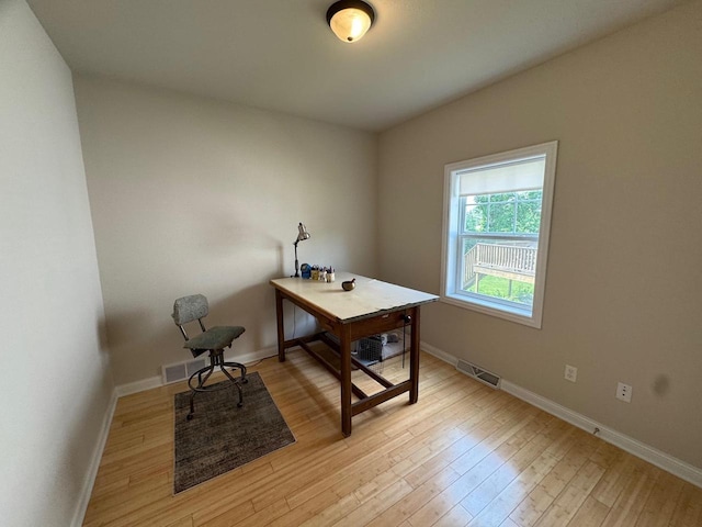 4126 Westerfield Ln, Madison, WI 53704 - office space with light wood-style flooring and baseboards