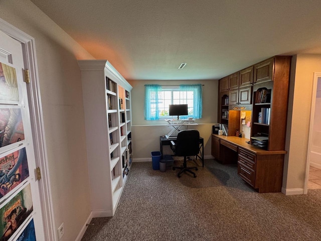 4126 Westerfield Ln, Madison, WI 53704 - home office with carpet and baseboards