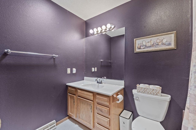 12129 221st Ave, Bristol, WI 53104 - bathroom featuring vanity and a textured wall