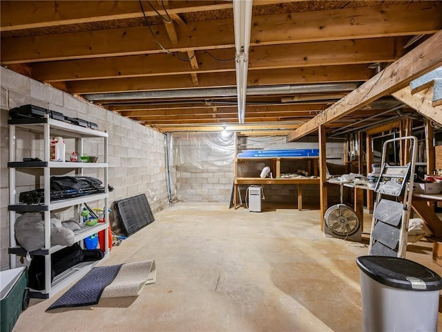 3709 Half Moon Cir, Danbury, WI 54830 - view of unfinished basement