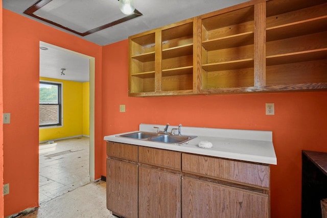 1049 E Johnson St, Madison, WI 53703 - kitchen with a sink and light countertops
