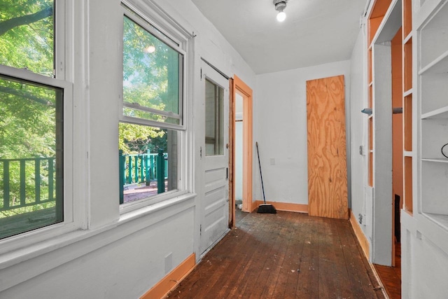 1049 E Johnson St, Madison, WI 53703 - doorway with hardwood / wood-style flooring
