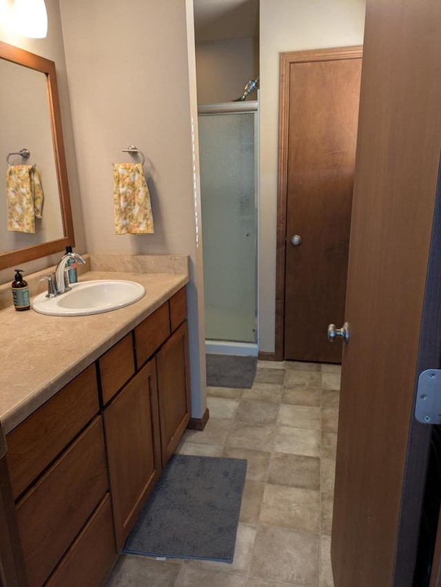207 Sugar Maple Ln, Verona, WI 53593 - full bath with vanity and a shower stall
