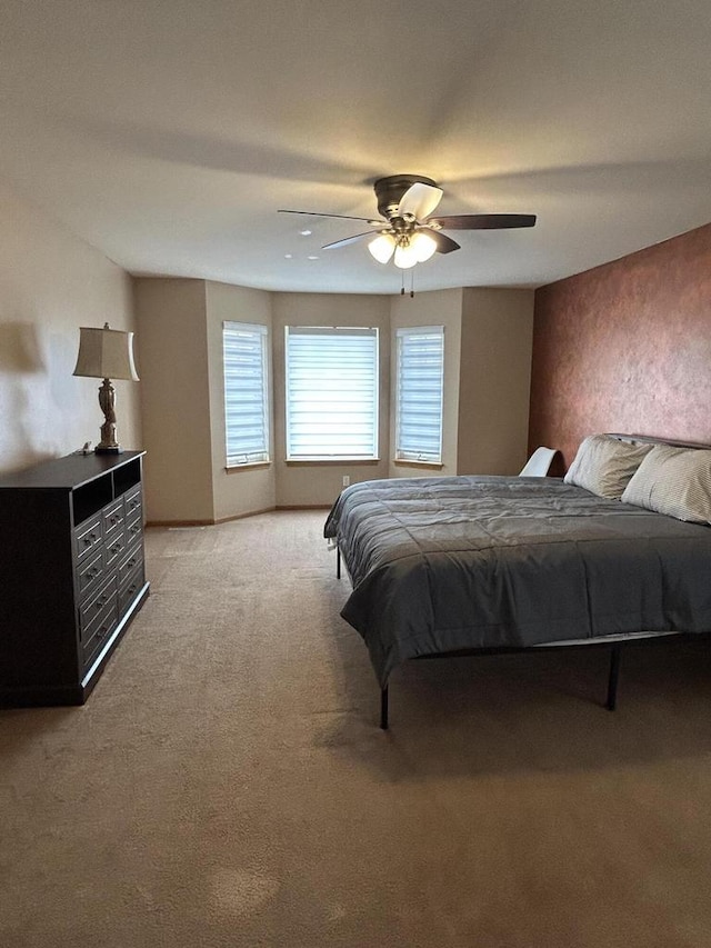 1304 W Garfield Ave, Milwaukee, WI 53205 - bedroom featuring light carpet and ceiling fan