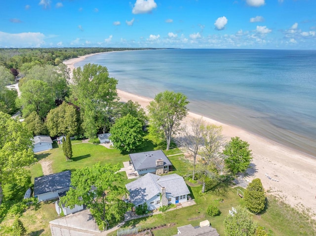 N133 Surfside Dr, Cedar Grove, WI 53013 - aerial view of expansive beach