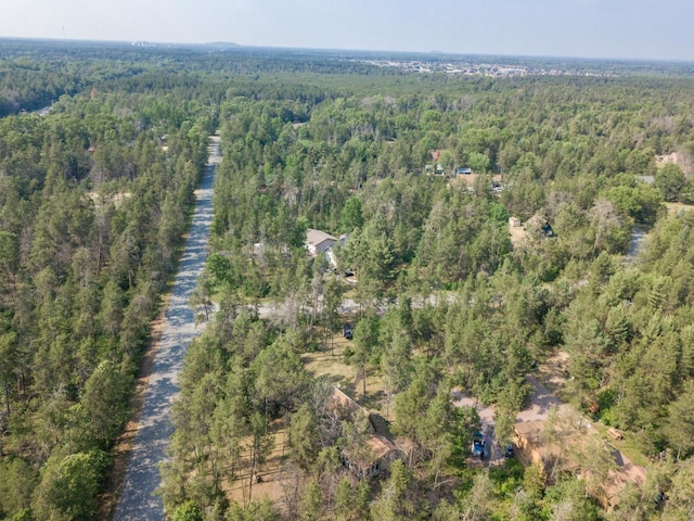 N8244 Woodland Trl, New Lisbon, WI 53950 - aerial overview of property's location with a forest
