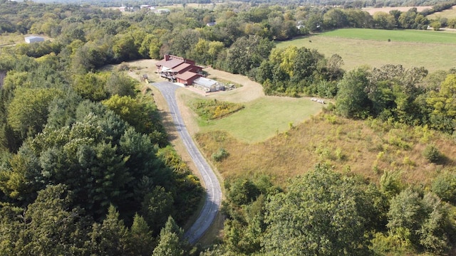 W301S1487 Brandybrook Rd, Waukesha, WI 53188 - aerial view of property and surrounding area featuring rural landscape and a heavily wooded area