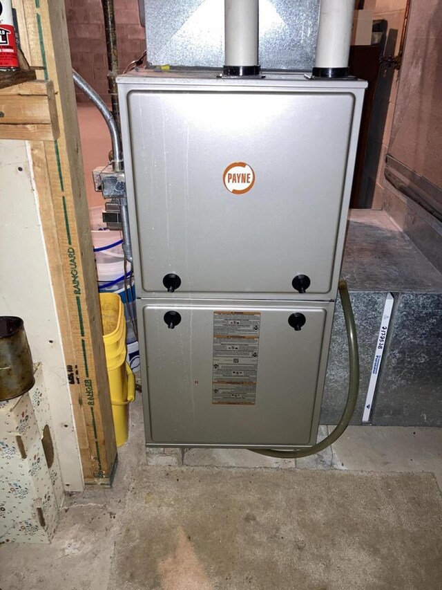 3988 S 18th St, Sheboygan, WI 53081 - utility room with heating unit