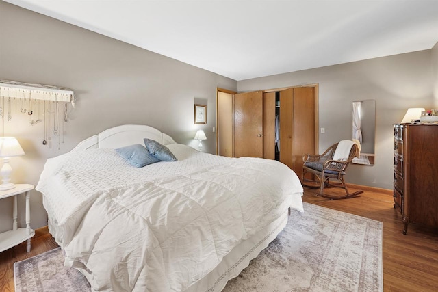 435 S Main St, Markesan, WI 53946 - bedroom featuring wood finished floors and a closet