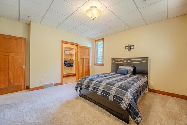 303 Rimrock Rd, Wausau, WI 54401 - carpeted bedroom featuring a walk in closet and a closet