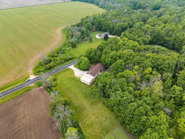 2929 Brunner Rd, Manitowoc, WI 54220 - overview of rural landscape with a forest
