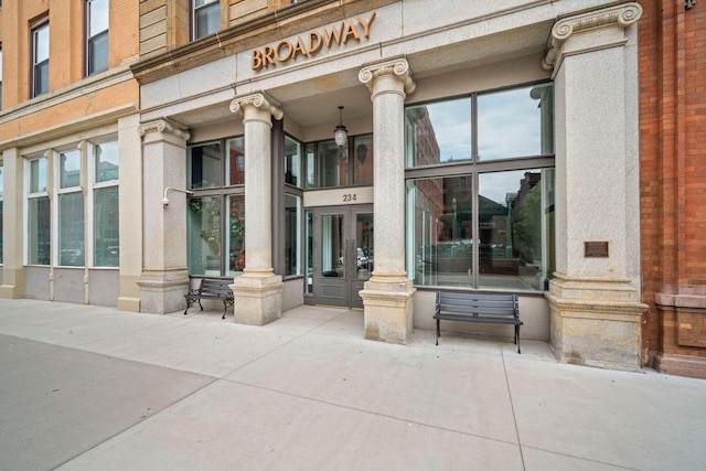 234 N Broadway Unit 402, Milwaukee, WI 53202 - view of exterior entry with french doors