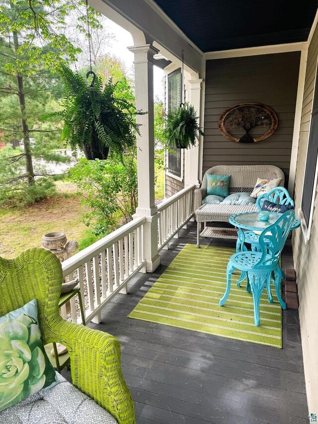 303 E 5th St, Washburn, WI 54891 - view of wooden porch