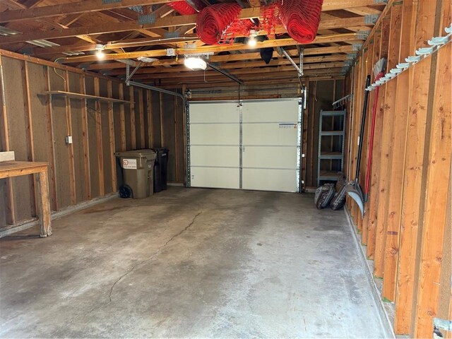 1028 Chauncey St, Eau Claire, WI 54701 - garage featuring a garage door opener