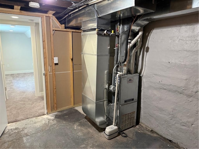 1028 Chauncey St, Eau Claire, WI 54701 - utility room with heating unit