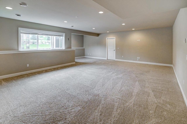 6586 Wolf Hollow Rd, Windsor, WI 53598 - unfurnished room featuring recessed lighting and carpet flooring
