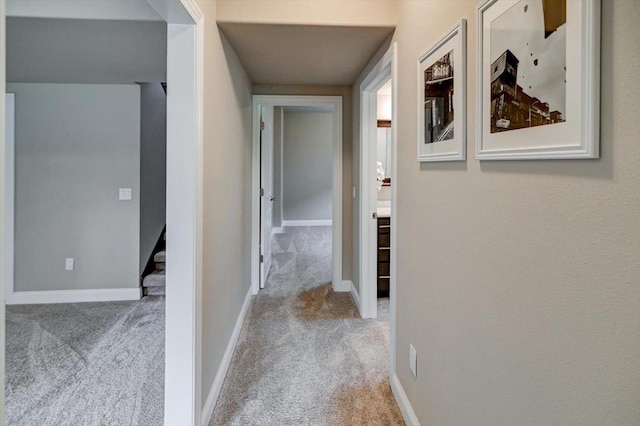 6586 Wolf Hollow Rd, Windsor, WI 53598 - hallway with carpet floors