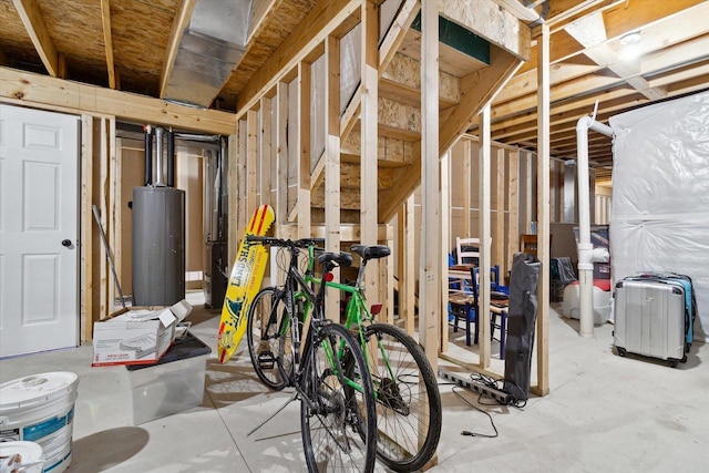 705 E Mason Dr, Edgerton, WI 53534 - unfinished basement with water heater