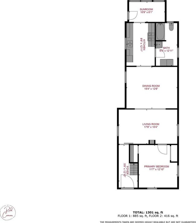 1413 Avon St, La Crosse, WI 54603 - view of home floor plan