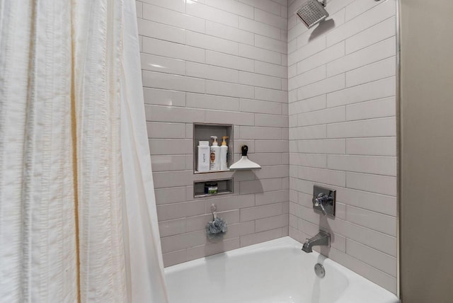 5026 Coney Weston Pl, Madison, WI 53711 - full bathroom featuring shower / bath combo with shower curtain