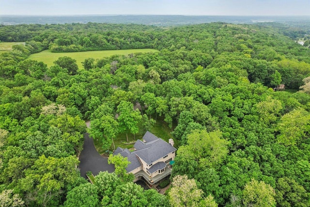 W332S9291 Red Brae Dr, Mukwonago, WI 53149 - drone / aerial view of a heavily wooded area