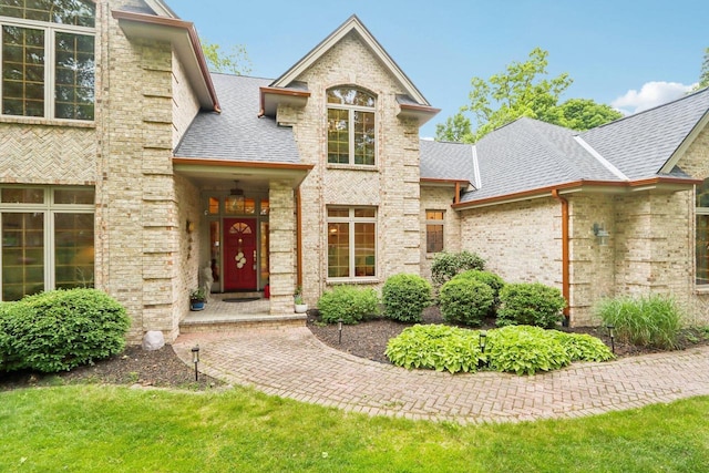 W332S9291 Red Brae Dr, Mukwonago, WI 53149 - view of front of property with roof with shingles