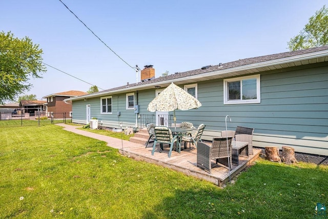 6D Hayes Ct, Superior, WI 54880 - back of house featuring a chimney