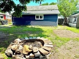 807 Charles St, La Crosse, WI 54603 - view of yard featuring a fire pit