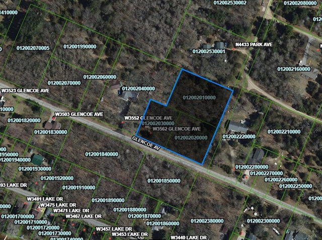 W3562 Glencoe Ave, Montello, WI 53949 - aerial map of property and surrounding area