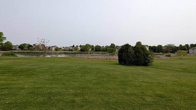 N100W17560 Whitetail Run, Germantown, WI 53022 - view of grassy yard with a water view