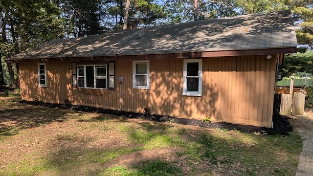 W4368 Clearwater Dr, Montello, WI 53949 - view of home's exterior featuring a shingled roof