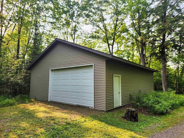 5872W Otter Ln, Winter, WI 54896 - view of detached garage