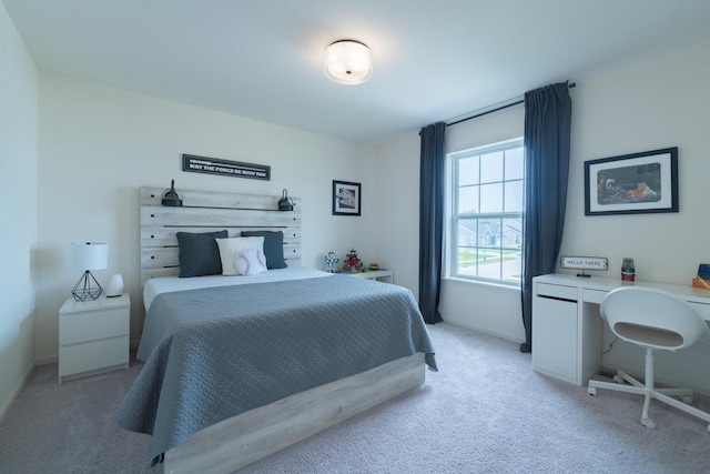 N56W24235 Torrey Pines Ln, Sussex, WI 53089 - bedroom featuring light carpet and an office area