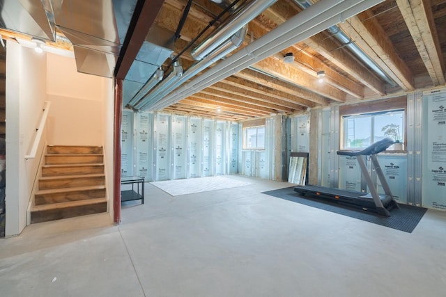 N56W24235 Torrey Pines Ln, Sussex, WI 53089 - basement with stairway