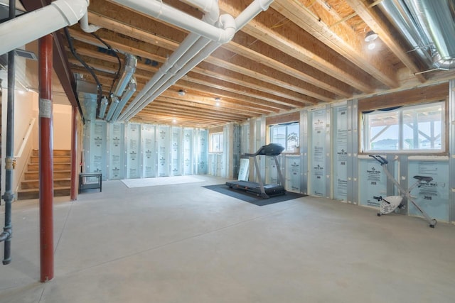N56W24235 Torrey Pines Ln, Sussex, WI 53089 - basement with stairway