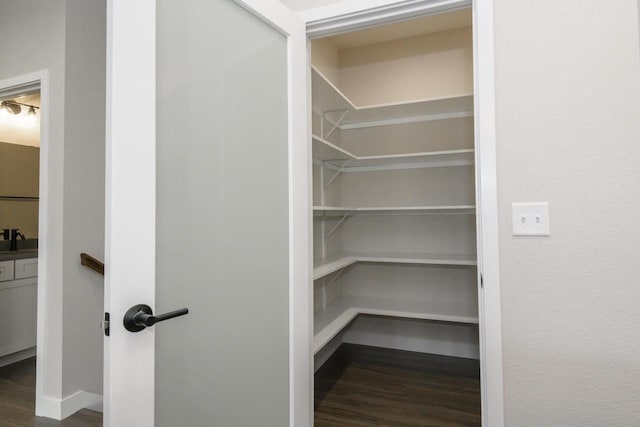 20900 Gray St, Lannon, WI 53046 - pantry featuring a sink