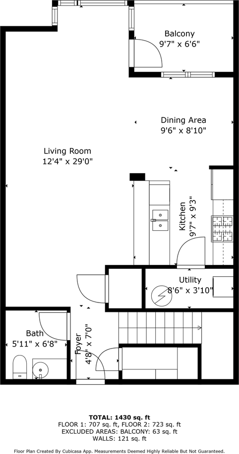 1541 N Jefferson St Unit 408, Milwaukee, WI 53202 - view of home floor plan