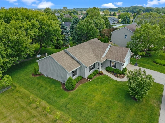 606 E Sheila Ave, Elkhorn, WI 53121 - view from above of property