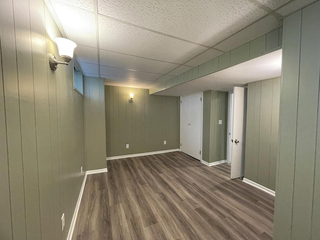 3402 N 51st Blvd, Milwaukee, WI 53216 - finished basement with wood finished floors and baseboards