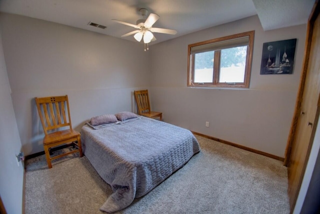 N4374 Esther Dr, Onalaska, WI 54650 - carpeted bedroom featuring baseboards and a ceiling fan