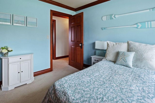 900 Hawks Holw, Delafield, WI 53018 - carpeted bedroom with ornamental molding and baseboards