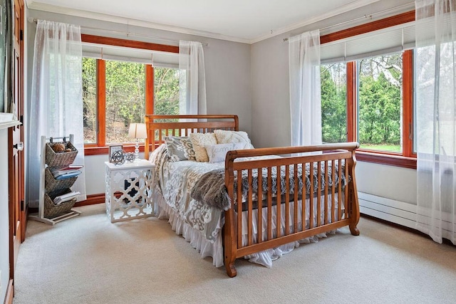 900 Hawks Holw, Delafield, WI 53018 - bedroom featuring ornamental molding and carpet