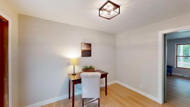 801 S Maryknoll Ave, Marshfield, WI 54449 - office area featuring light wood finished floors