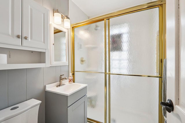 323 S 79th St, Milwaukee, WI 53214 - full bathroom with vanity and an enclosed shower