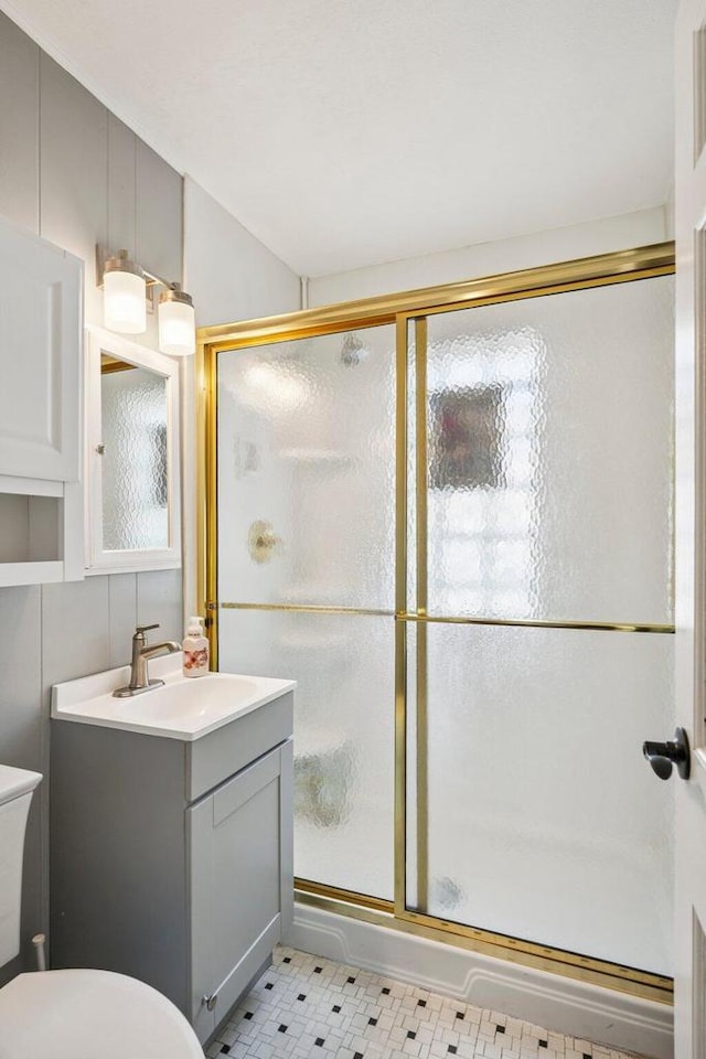 323 S 79th St, Milwaukee, WI 53214 - full bathroom with a stall shower and vanity