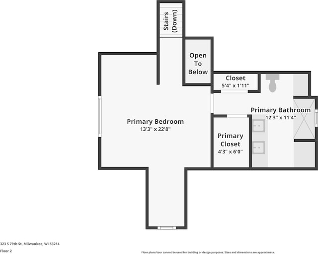 323 S 79th St, Milwaukee, WI 53214 - view of home floor plan